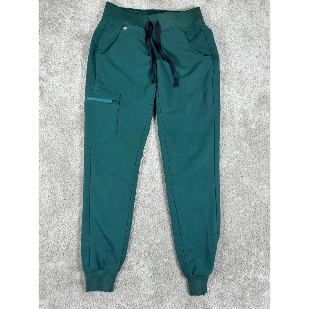 FIGS Zamora Jogger Scrub Pants Hunter Green XXS W18SW2005 Technical Collection